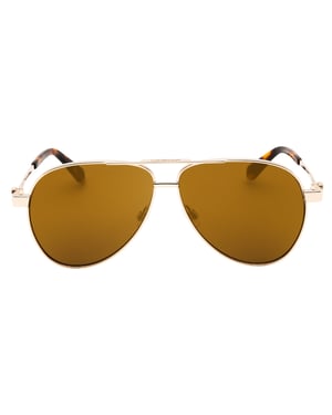 Off-white Ruston Gold Gespiegelde Zonnebril
