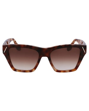 Victoria Beckham Bruine Zonnebril