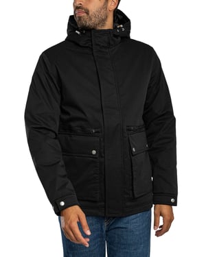 Jack & Jones Wolf Parka-Jas, Zwart