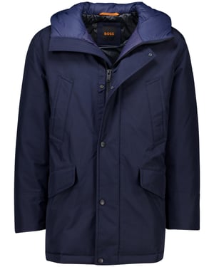 Boss Orange Osiass winterjas donkerblauw