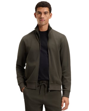 Boss Black H-sheperd donkergroen vest normale fit katoen