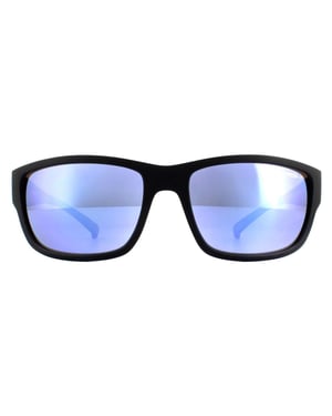 Arnette Zonnebril Bushwick 4256 01/22 Mat Zwart Donkergrijs Spiegel Water