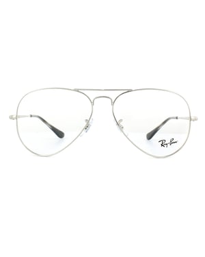 Ray-Ban Brilframes 6489 Aviator 2501 Zilver 58mm