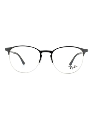 Ray-banbril 6375 2861 Zilver op boven zwart 51 mm