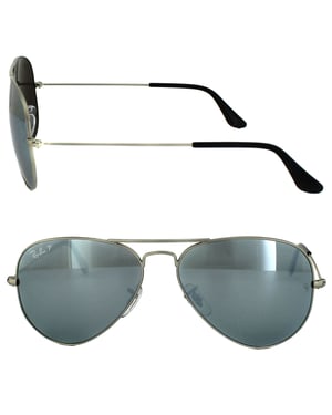 Ray-ban zonnebril Aviator 3025 019/W3 Silver Silver Mirror Polarisated