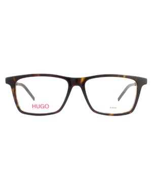 Hugo van Hugo Boss Rectangulaire Havana Heren Brilmonturen