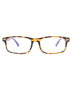 Montana Leesbril BLF83A Matte Schildpad Bruin Blauw Lichtblok +1,00