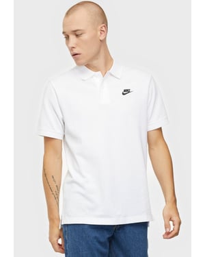 Nike Sportswear Club herenpoloshirt in wit