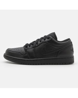 Nike Air Jordan 1 Low Herensneakers in zwart/zwart/wit