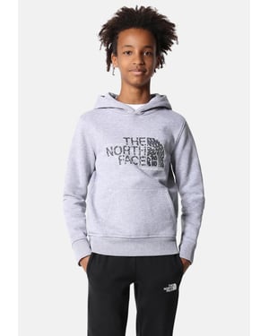 The North Face Kids Drew Peak Overhead Hoodie in Grijs