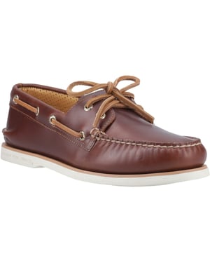 Sperry Authentieke Gold Cup Leder Heren Tan Bootschoenen