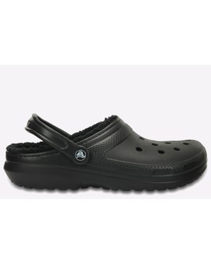 Women's Crocs Classic Lined Clogs in Black