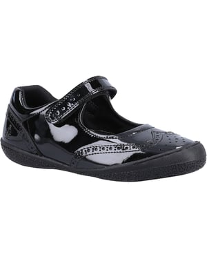 Hush Puppies RINA SCHOEN PATENT JNR Leren Meisjesschoenen in Zwart