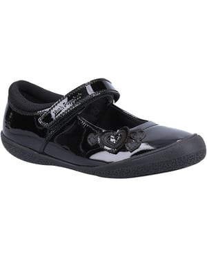 Hush Puppies ROSANNA PATENT JUNIOR Leren Meisjesschoenen Zwart