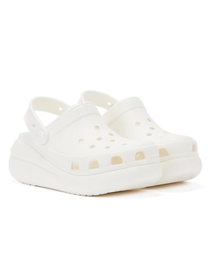 Crocs Classic Crush Clog Vrouwen Sandalen Wit