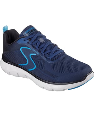 Skechers Flex Advantage 5.0 Spreelo Polyester Heren Navy/Blauw Sportschoenen