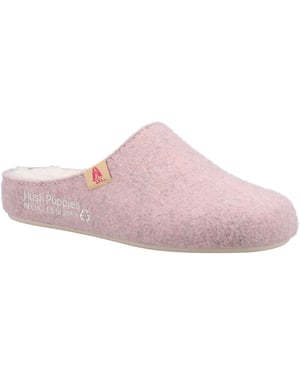 Hush Puppies The Good 90% Gerecycled RPET Polyester Damesslippers Roze