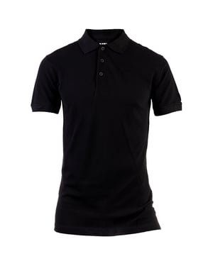 Caterpillar Essentials Katoenen Zwart Polo Shirt voor Mannen