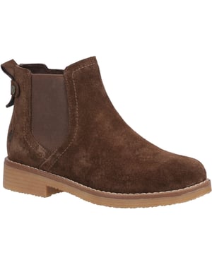 Hush Puppies Maddy Suede Dames Laarzen Chocolade