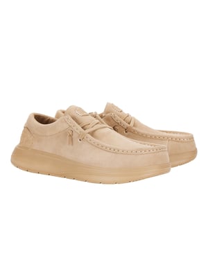 HEYDUDE Wally X Suede Heren Tan Bootsschoenen