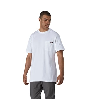 Dickies Korte Mouw Katoenen Witte T-Shirts voor Mannen