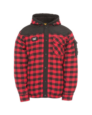 Caterpillar Sequoia Heren Rood Fleece Jack