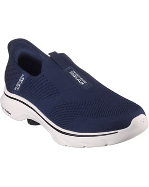 Skechers Slip-ins: GO WALK 7 - Easy On 2 Mesh Heren Sneakers Navy