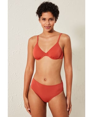Gestikt Ondersteund Bikini Top