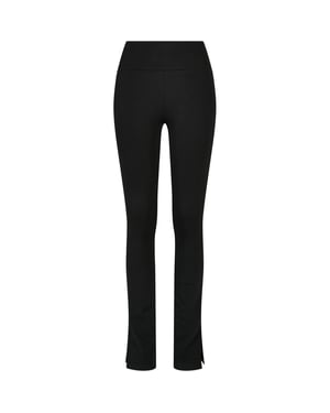 Urban Classics Dames/Dames zijsplit legging met hoge taille (Zwart)