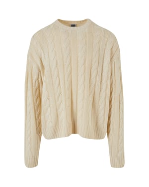 Urban Classics Heren Boxy Sweatshirt (Zand)