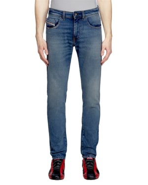 Diesel D-strukt slim fit blauw denim