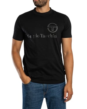 Sergio Tacchini Lazio T-Shirt, Zwart