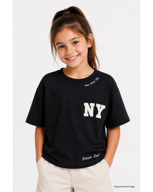 Jeugd Unisex Katoenmix T-Shirt