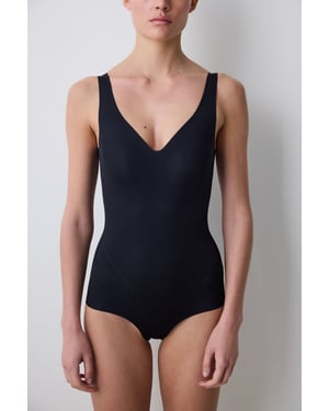 Dames Midi Taille Gebreide Korset Body