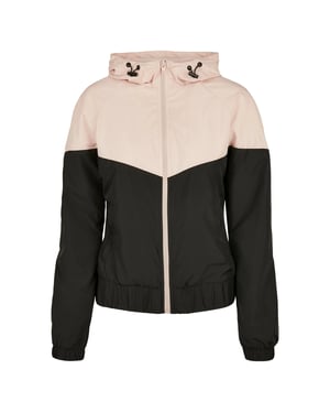 Urban Classics Dames/Dames Arrow Windjack (Lichtroze/zwart)