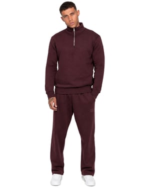 Enzo Milano | Heren Trainingspak met Half-Zip Sweatshirt