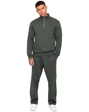 Enzo Milano | Heren Trainingspak met Half-Zip Sweatshirt