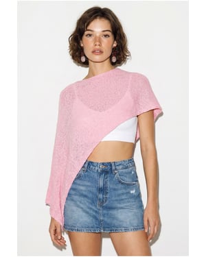 Dames Gebreid Cut-Out Strandovergooi