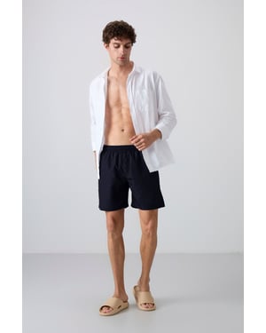Heren Pull-On Eendelige Shorts Set