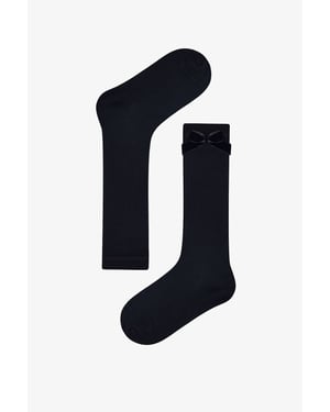 Jongeren Crew Sokken met Pompom Detail