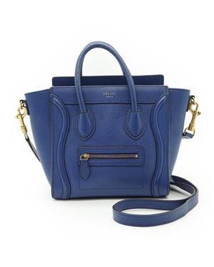 Celine leren handtas Nano bagage