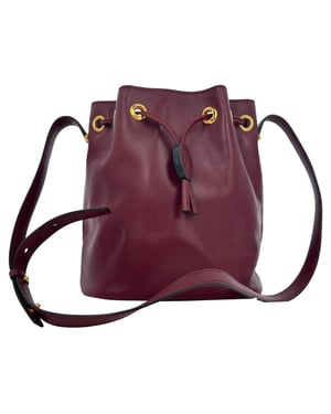 Cartier Must De Cartier bucket bag in bordeauxrood leer