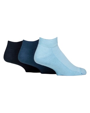 3-pack Unisex Bamboe Diabetische Trainer Sokken Zacht Ademend Zachte Pasvorm Dagelijks