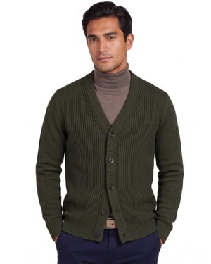 vest Barbour groen