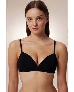 Katoenen Jersey Bralette met Verstelbare Bandjes