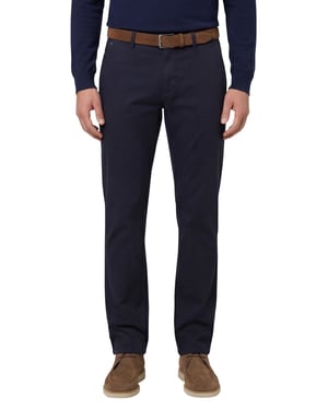 Gardeur pantalon donkerblauw effen normale fit