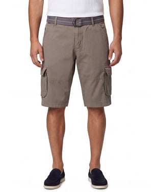 Cargo shorts Casa Moda khaki stoffen riem