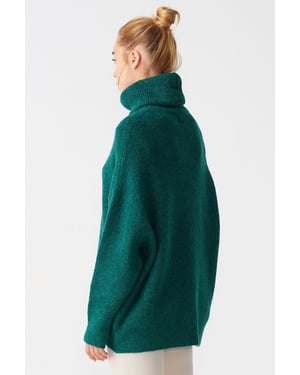 Oversized Geribbelde Coltrui