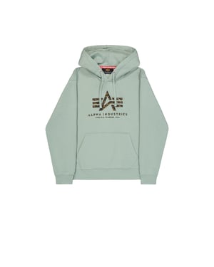 Basis Grote Logo Effect Print Hoodie