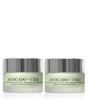2 x Avocado + CBD Oogcrème 15 ml